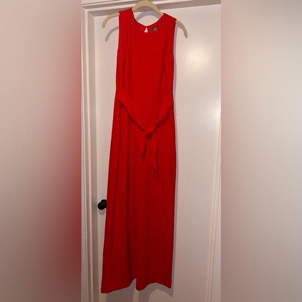 Vince Camuto Red Jumpsuit